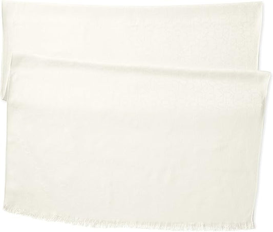 Calvin Klein Lightweight Pashmina Scarf with Tonal Logo Pattern