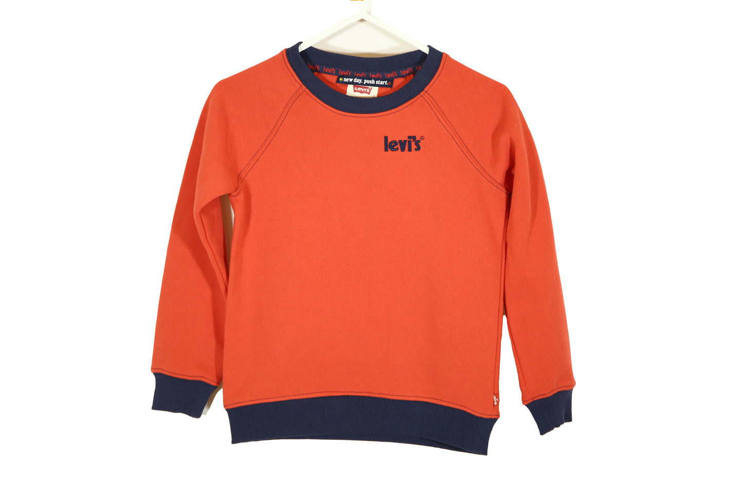 Levi's Boys' Crewneck Logo Fleece Sweatshirt