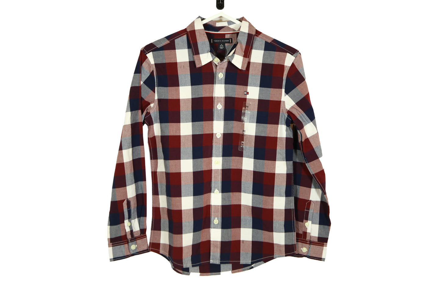 Tommy Hilfiger Youth Boy's Long Sleeve Button Up Classic Shirt