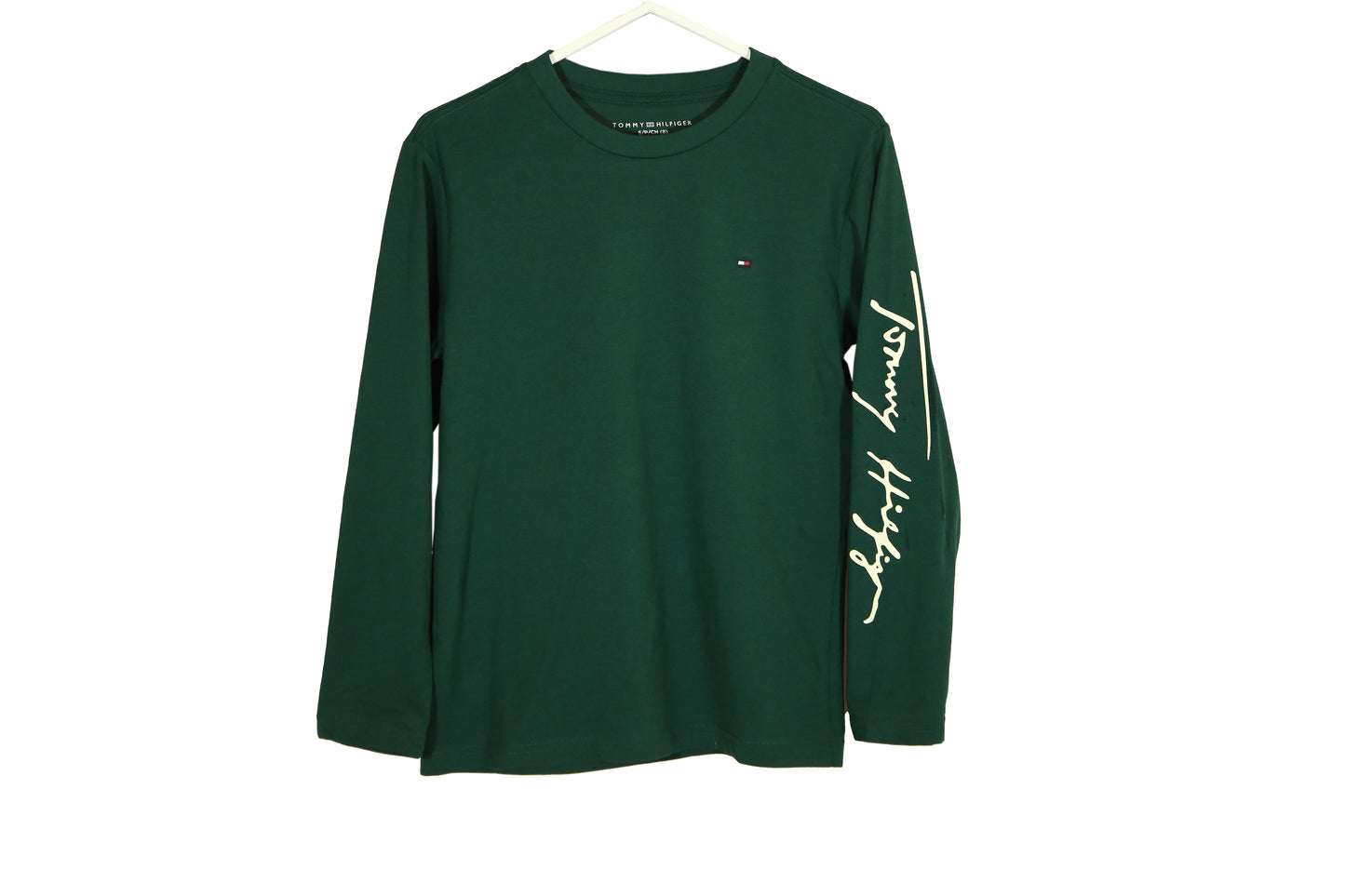 Tommy Hilfiger Long Sleeved T-shirt in deep green