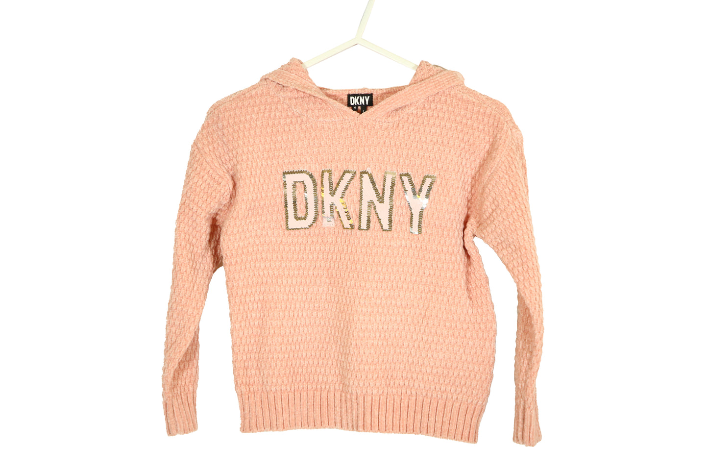 DKNY Chenille Hodded Sweater