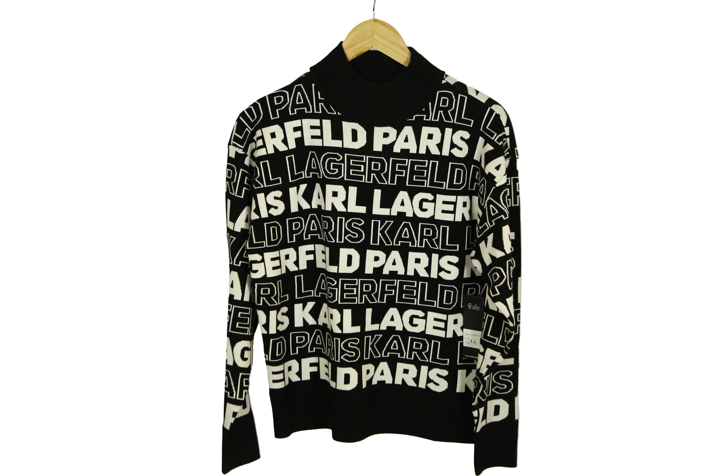 Karl Lagerfeld Monochrome Logo Crewneck Sweater