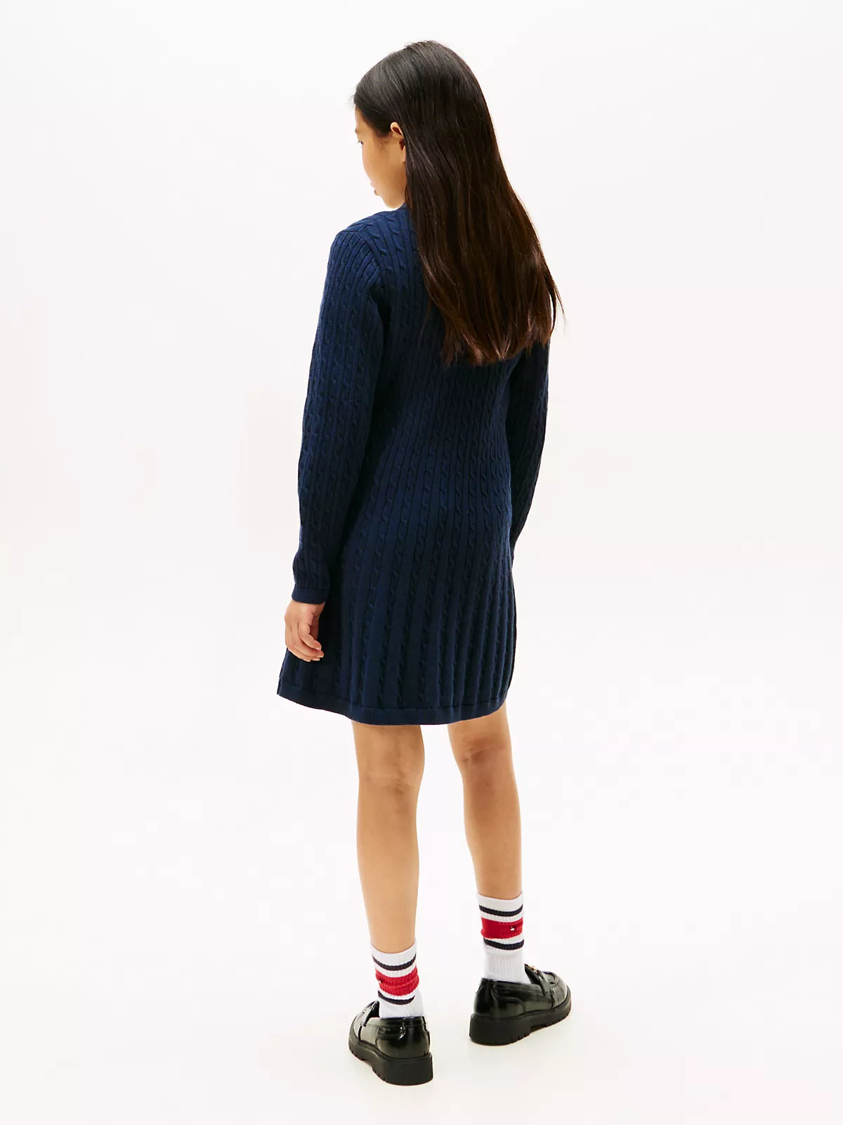 Tommy Hilfiger Kids' Cable Knit Sweater Dress
