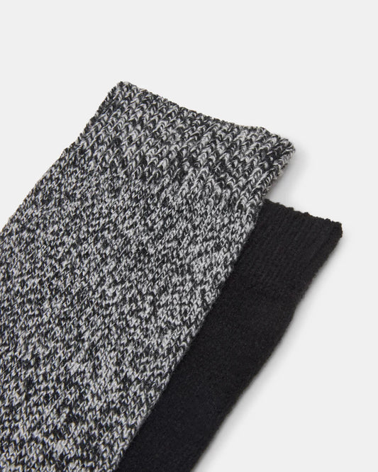 Steve Madden Fall 2 Pack Marled Knee High Socks