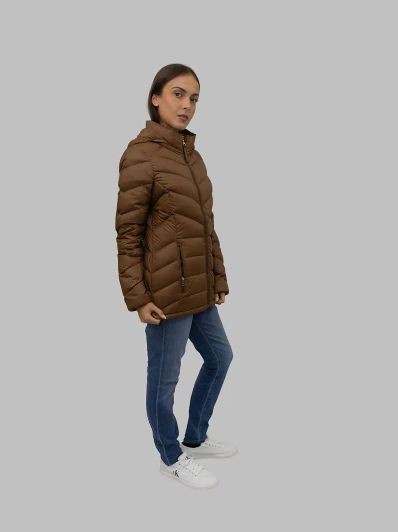 Calvin Klein Chevron Quilted Down Women's Jacket
