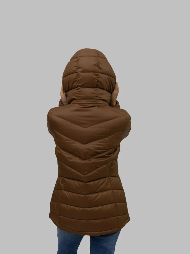 Calvin Klein Chevron Quilted Down Women's Jacket