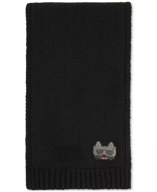 Karl Lagerfeld Paris Women's Disco Kitty Lined Scarf