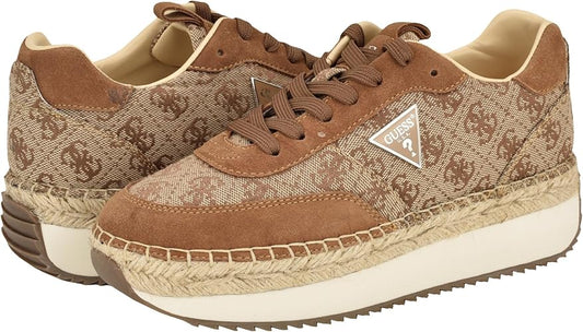 Guess Women's Stefen Lace-Up Platform Espadrille Sneakers