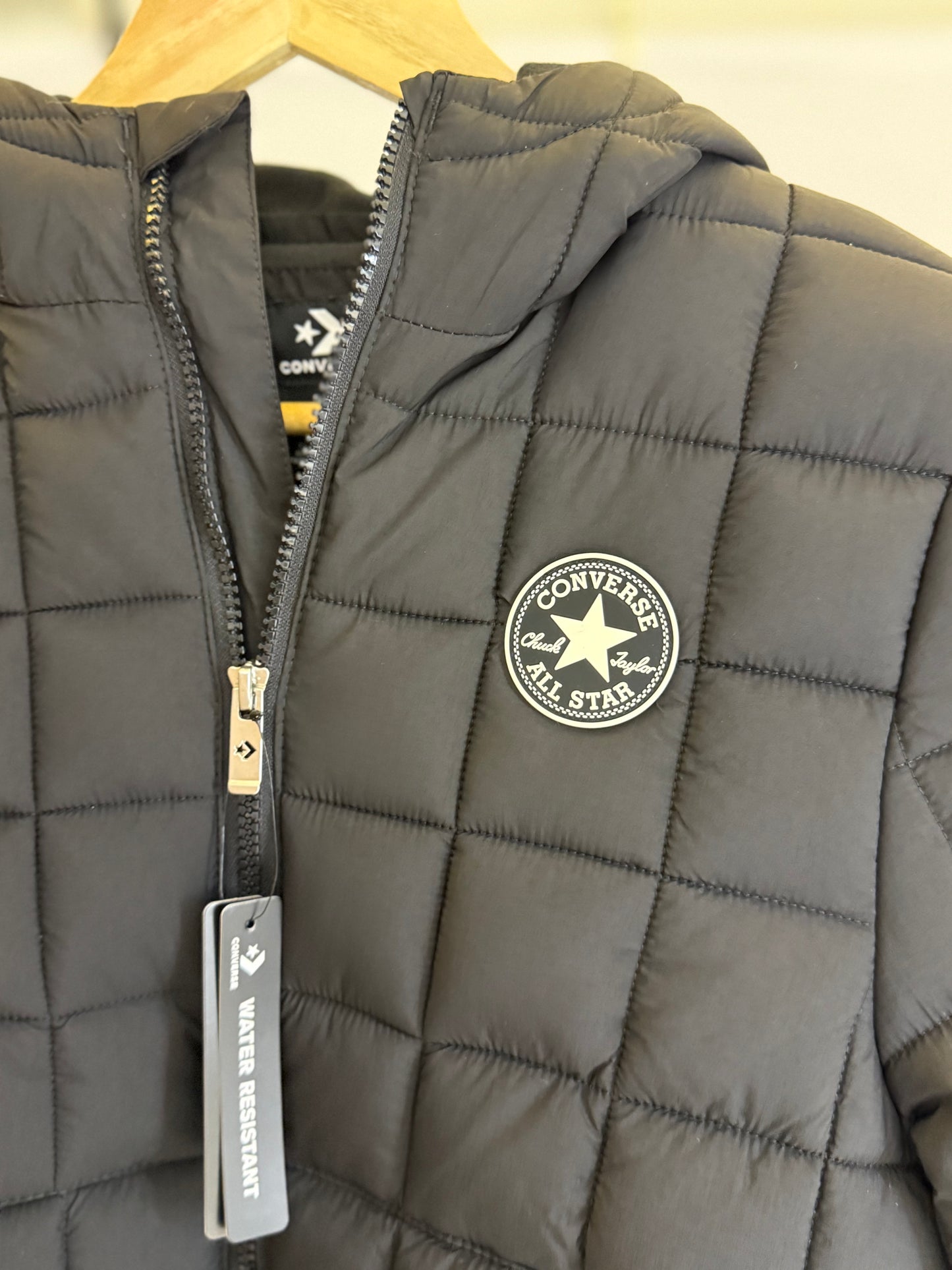 Converse Black Quilted Jacket