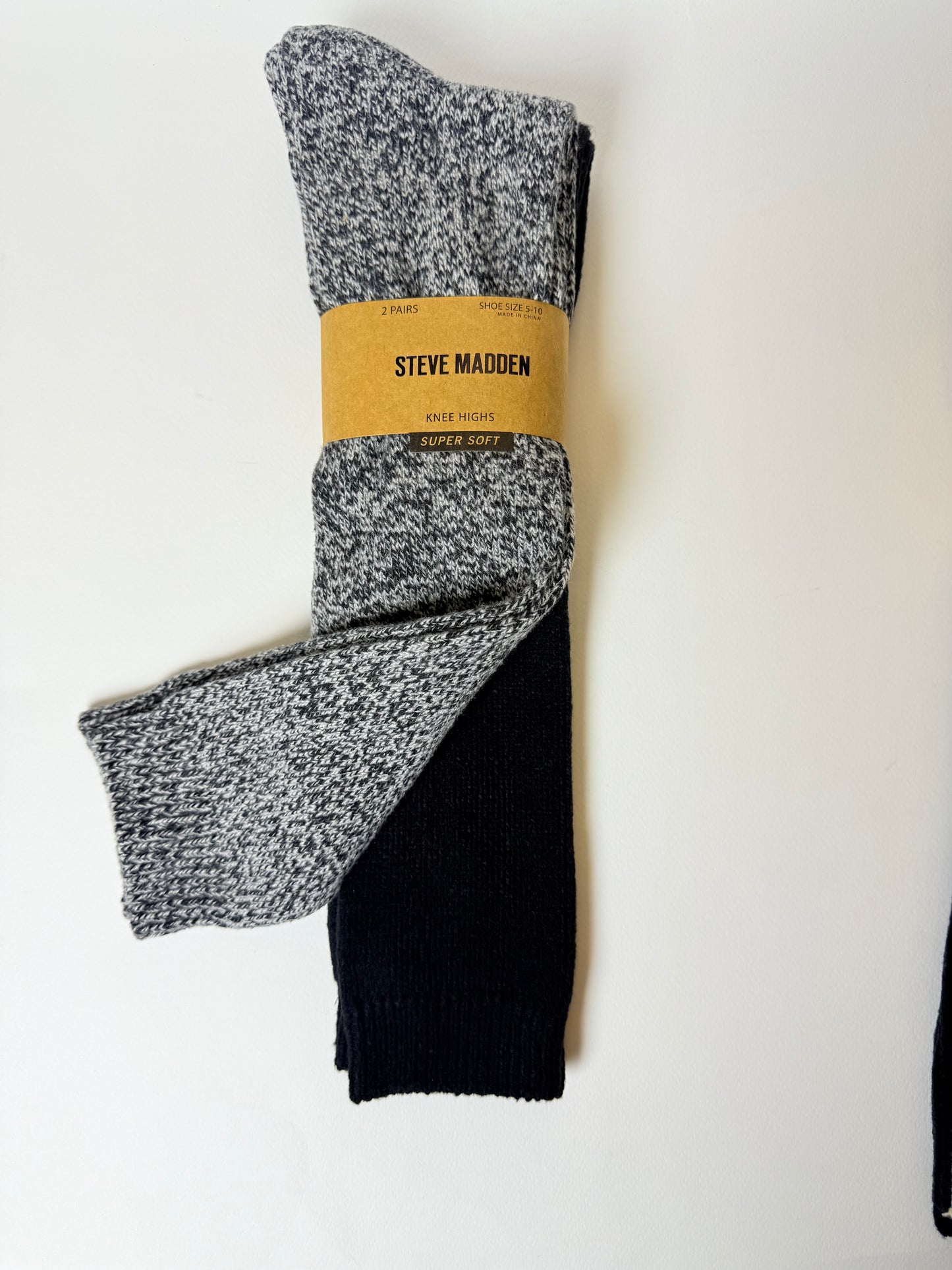 Steve Madden Fall 2 Pack Marled Knee High Socks