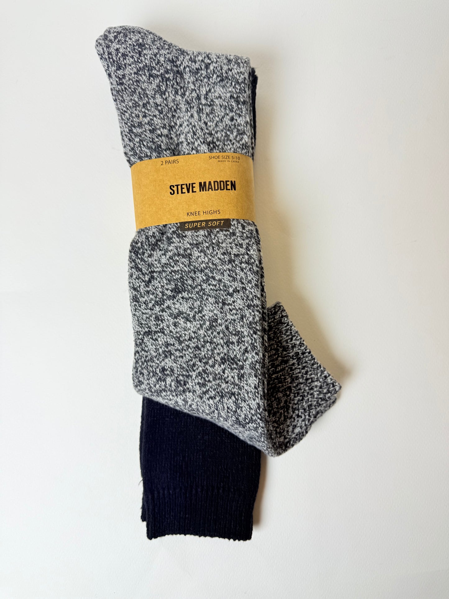 Steve Madden Fall 2 Pack Marled Knee High Socks