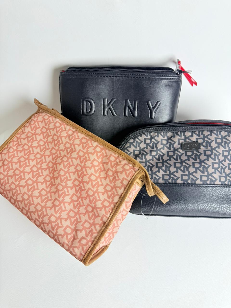 DKNY Signature Exclusive Cosmetic Dome Bag - Pack of 2