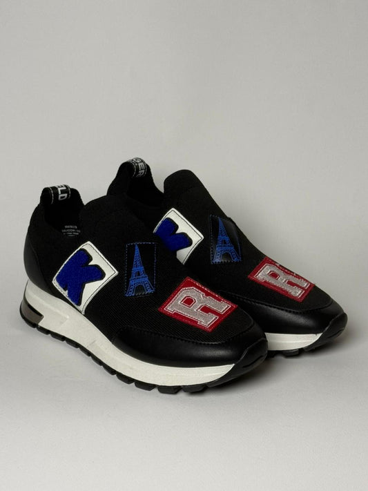 Karl Lagerfeld Paris Women's Meadow Graphic Slip-On Sneakers