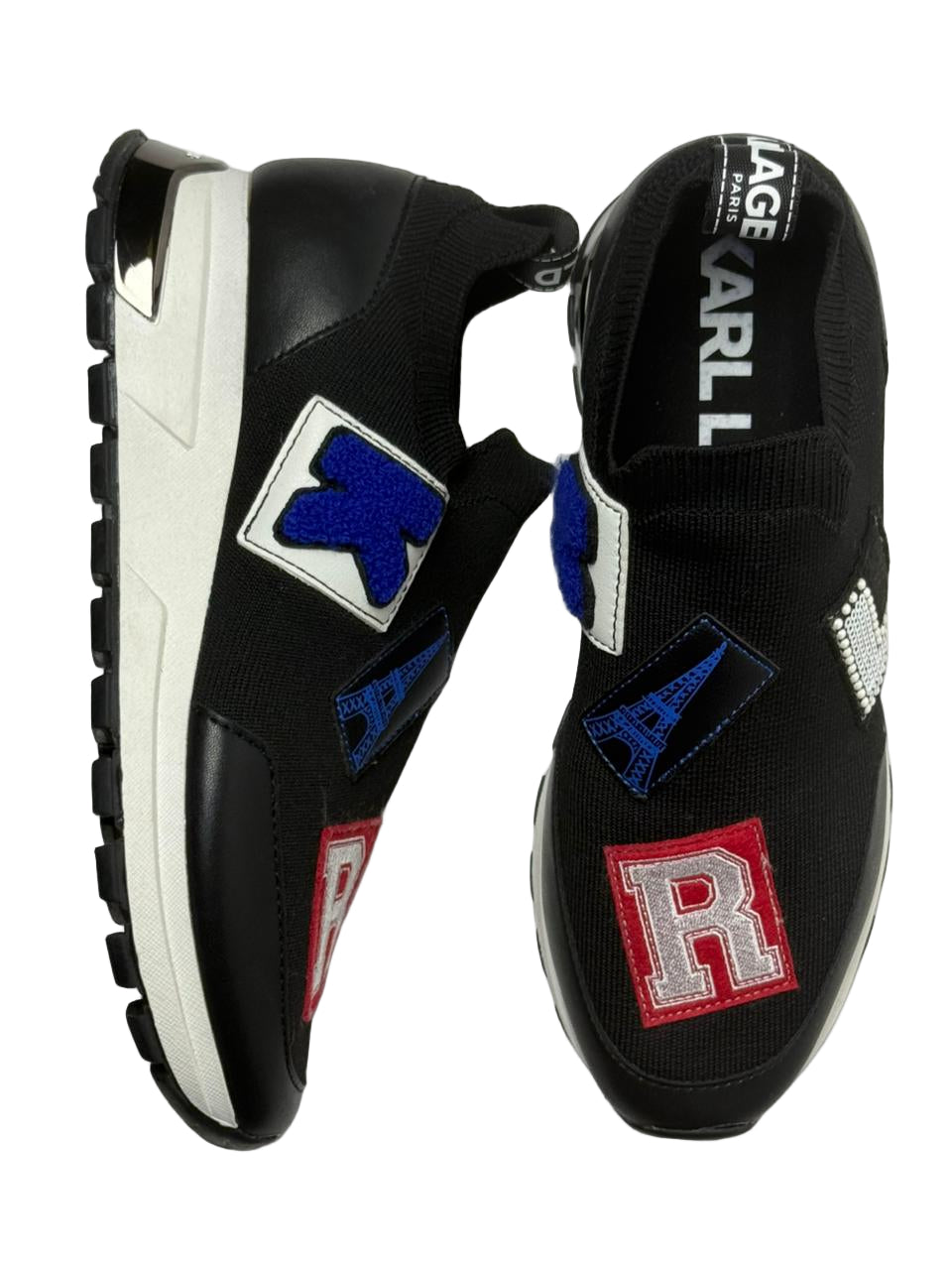 Karl Lagerfeld Paris Women's Meadow Graphic Slip-On Sneakers