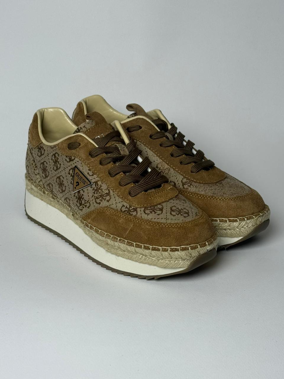 Guess Women's Stefen Lace-Up Platform Espadrille Sneakers