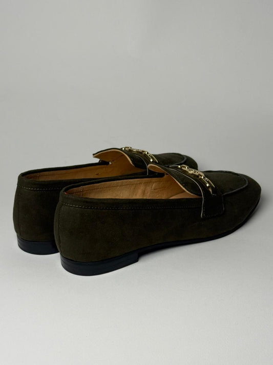 Tommy Hilfiger Suede Loafer in Forest-Green