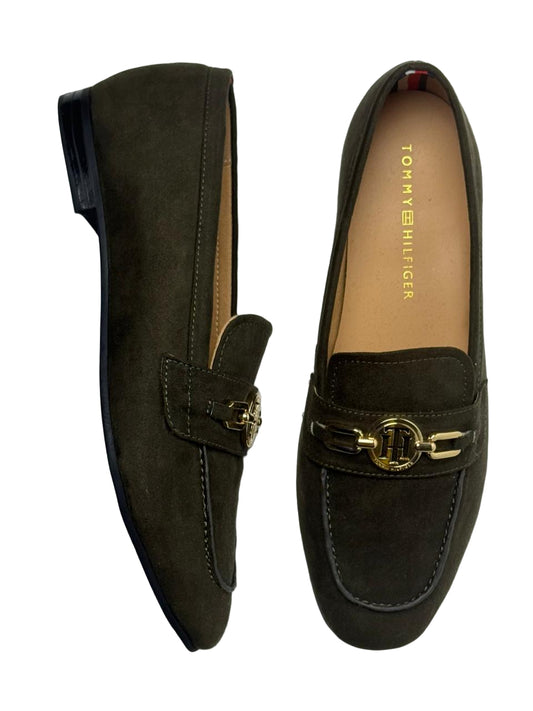 Tommy Hilfiger Suede Loafer in Forest-Green