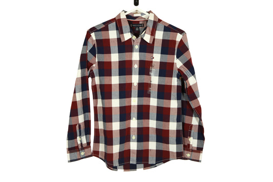 Tommy Hilfiger Youth Boy's Long Sleeve Button Up Classic Shirt