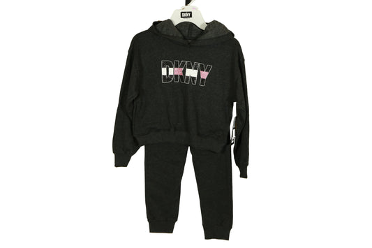 DKNY Girls' 2- Pieces Fleece Joggers Set