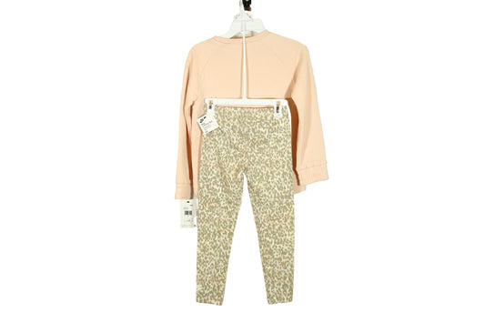 Nike Girl 2 Pieces Fleeced Sweater And Leggings Set