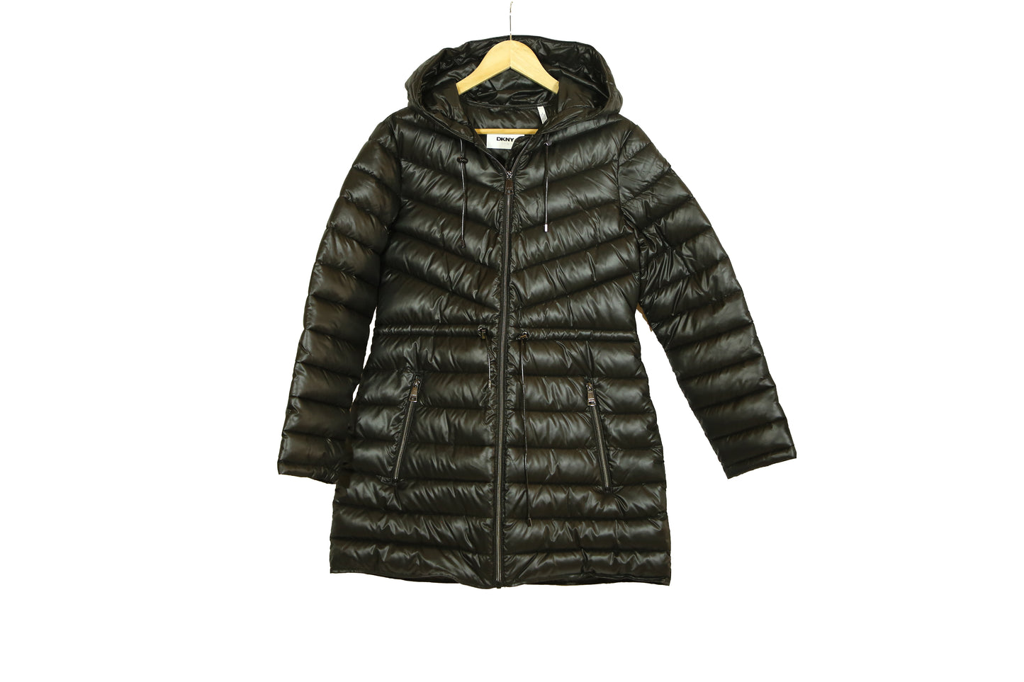 DKNY Women's Packable Mid Length Puffer Jacket