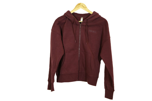 DKNY Sport Logo Full Zip Hoodie