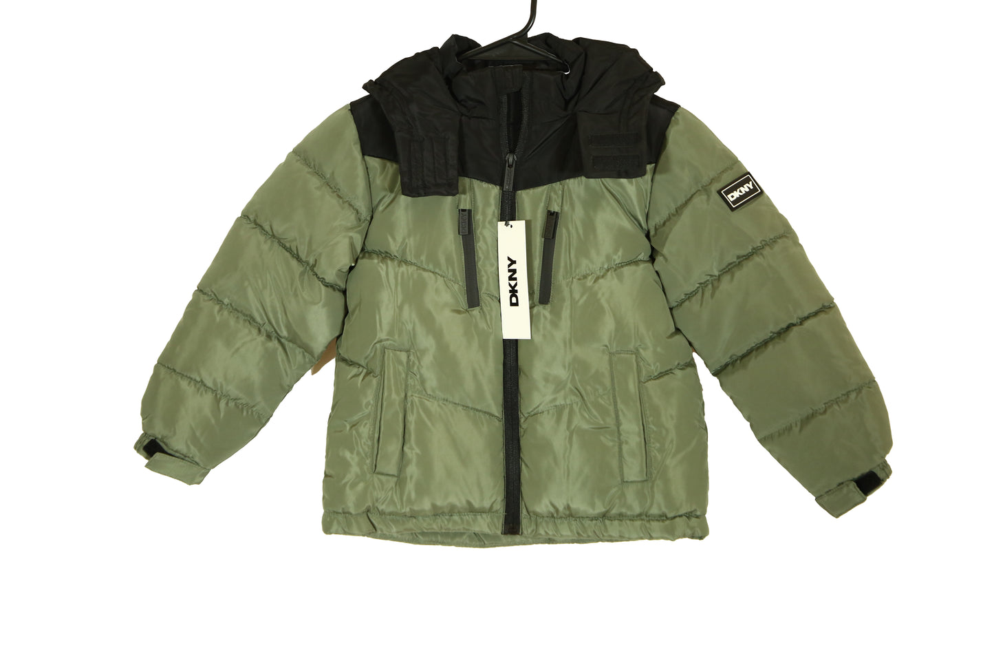 DKNY Boys Puffer Jacket - Quilted Wind & Water Resistant