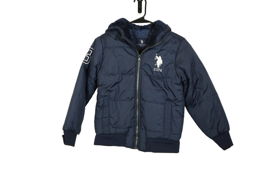 U.S. Polo Assn. Boy Hooded Puffer Jacket