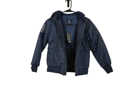 U.S. Polo Assn. Boy Hooded Puffer Jacket