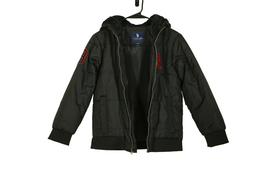 U.S. Polo Assn. Boy Hooded Puffer Jacket