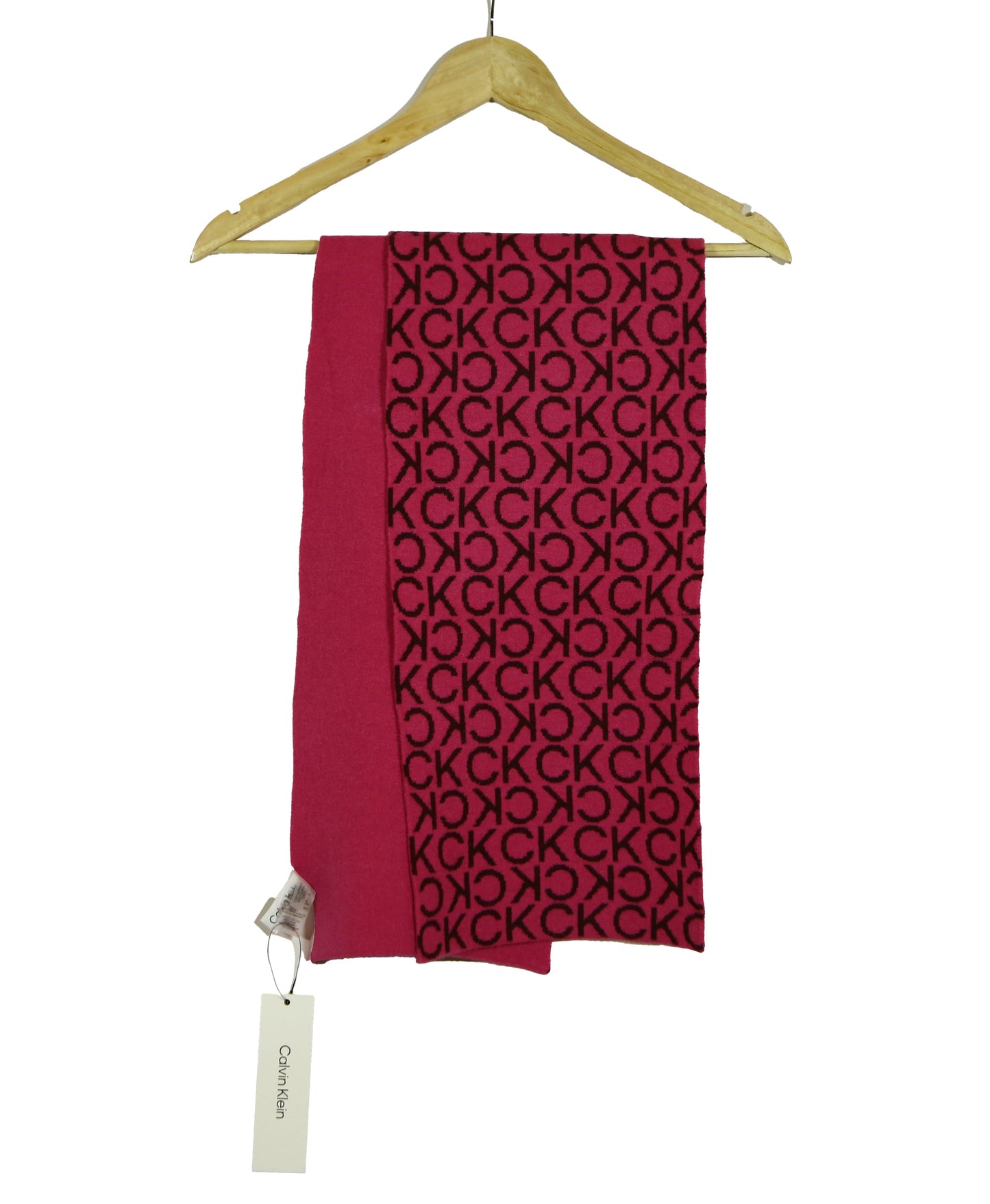 Calvin Klein  Scarf Logo Knitted Pink