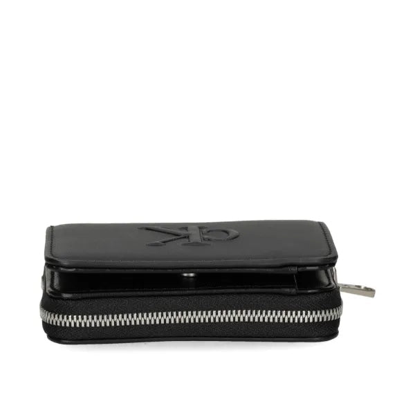 Calvin Klein Embossed Logo Zip Wallet