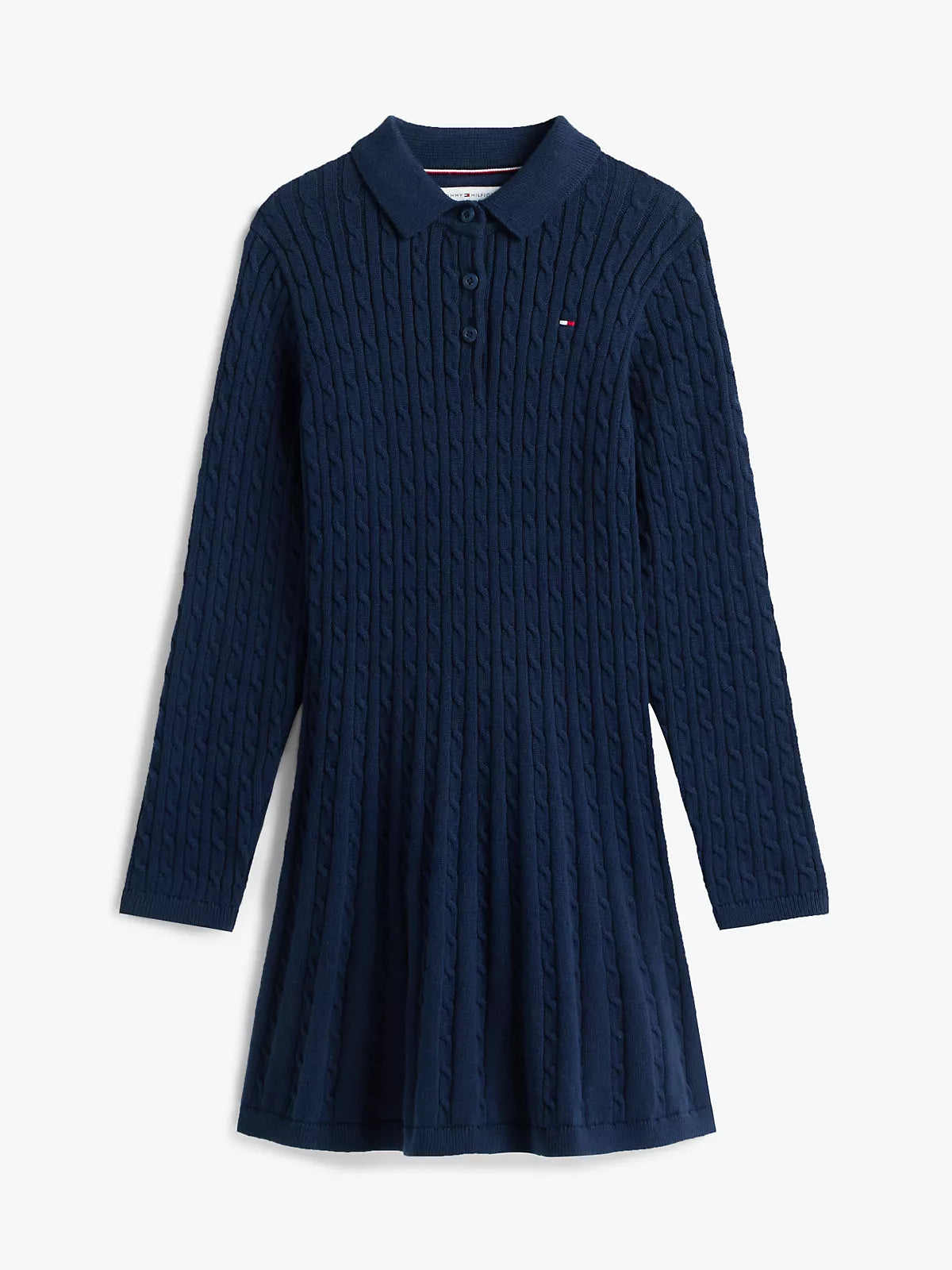Tommy Hilfiger Kids' Cable Knit Sweater Dress