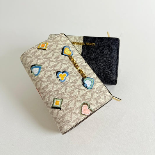 Michael Kors Patterned wallet with colourful designs