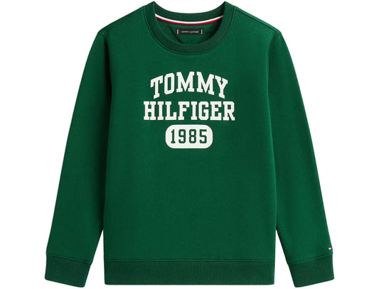 Tommy Hilfiger Boys' Crewneck Logo Fleece Sweatshirt