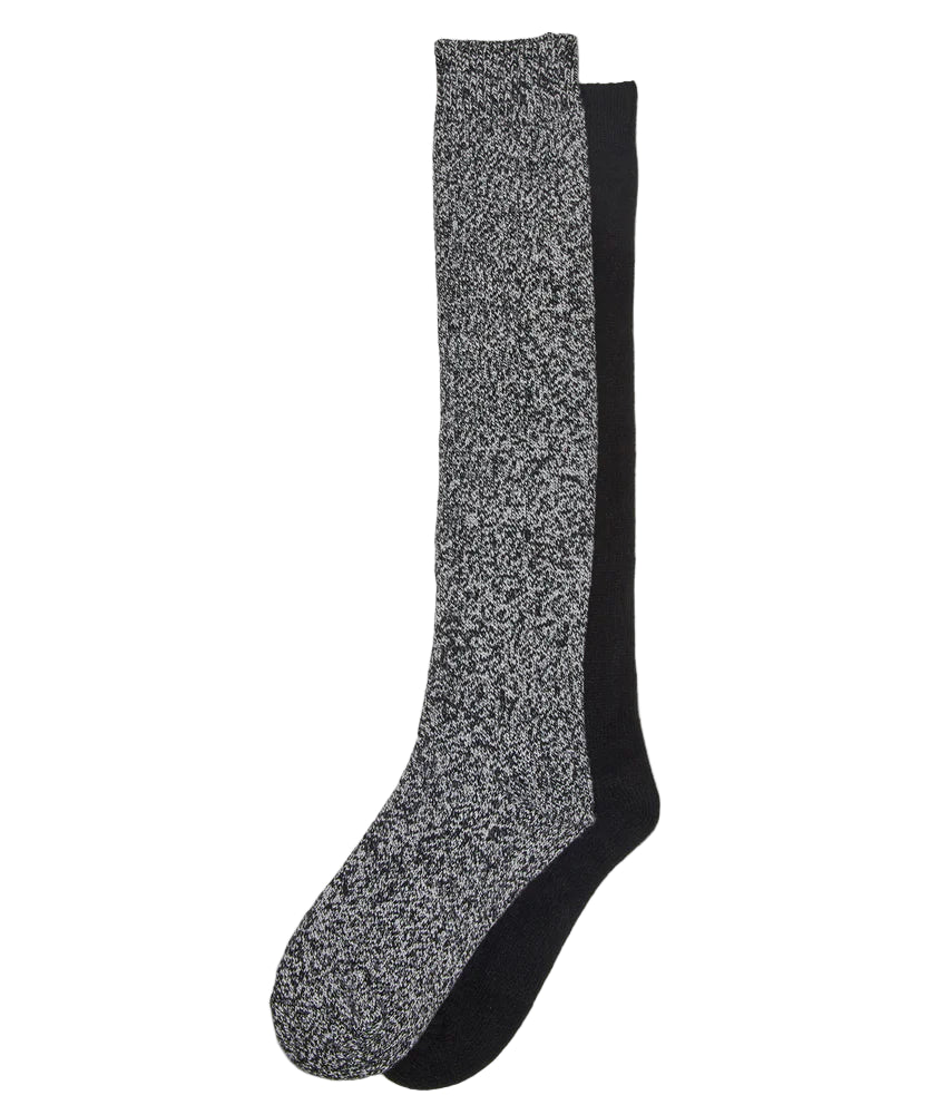 Steve Madden Fall 2 Pack Marled Knee High Socks