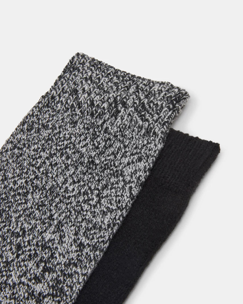 Steve Madden Fall 2 Pack Marled Knee High Socks