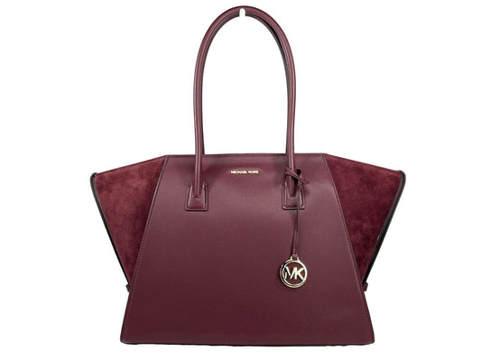 Michael Kors Avril Extra-Large Leather and Suede Tote Bag