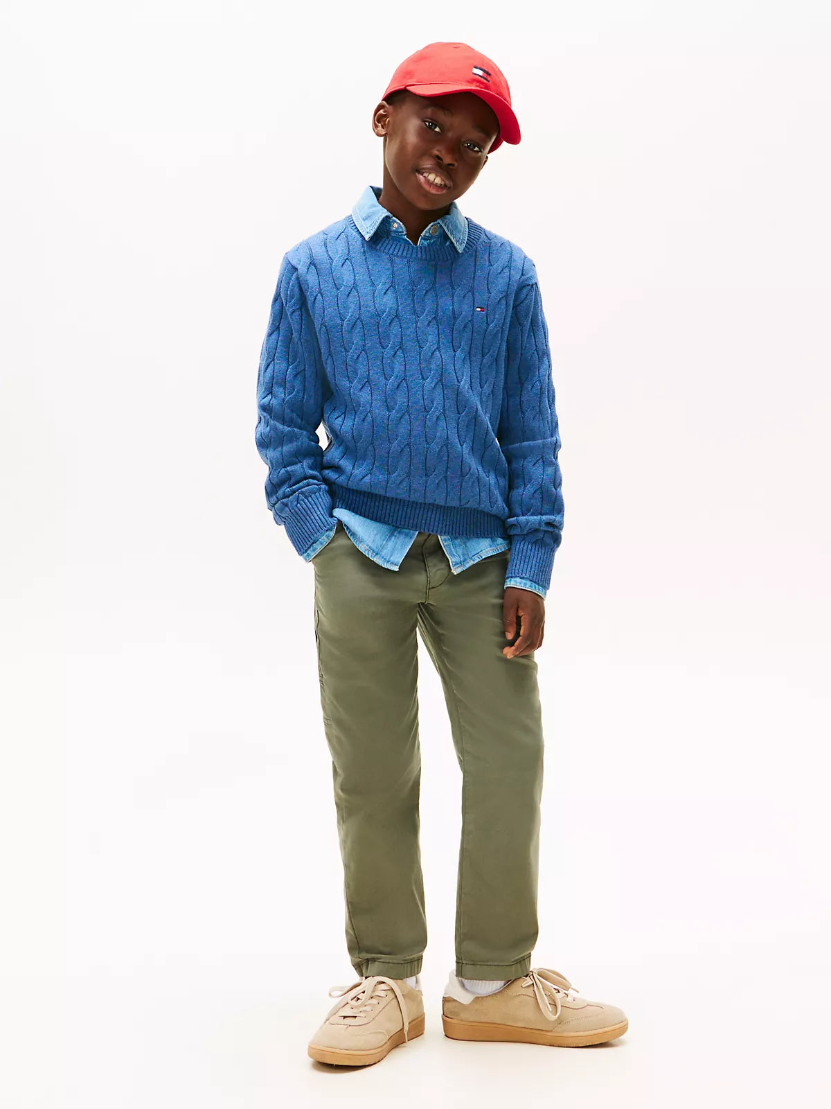 Tommy Hilfiger Kids' Cable Knit Sweater