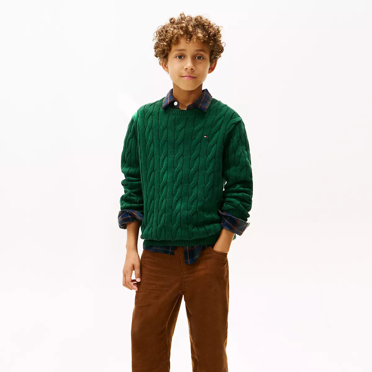 Kids' Cable Knit Sweater