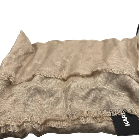 Karl Lagerfeld Cream Karl Icon Pashmina