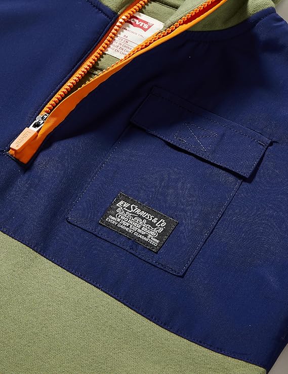 Levi's Boy's Utility Colorblock Zip Hoodie